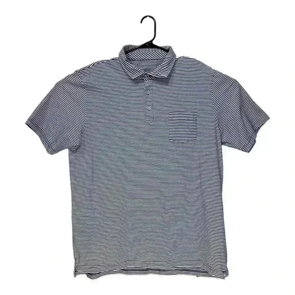 Peter Millar Other - Peter Millar Polo Shirt Mens Extra Large Blue White Striped Seaside Wash Golf XL